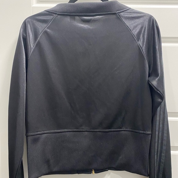 Adidas satin stretch zip up - Picture 3 of 5